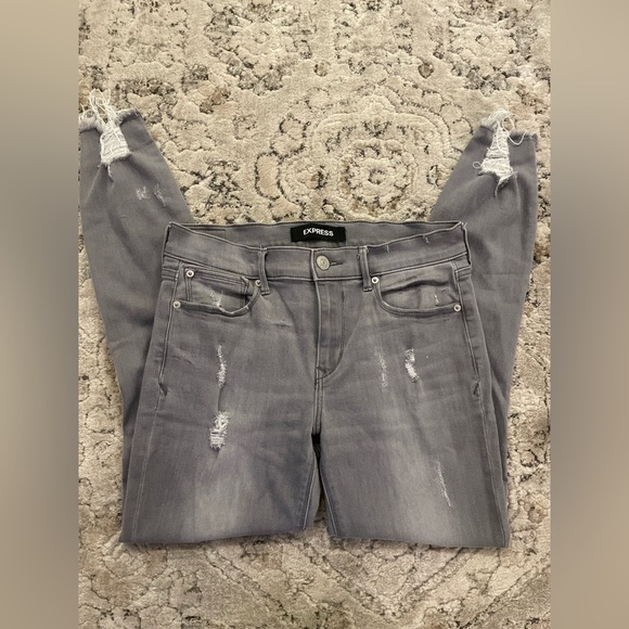 Express Grey Jeans - Sz 8